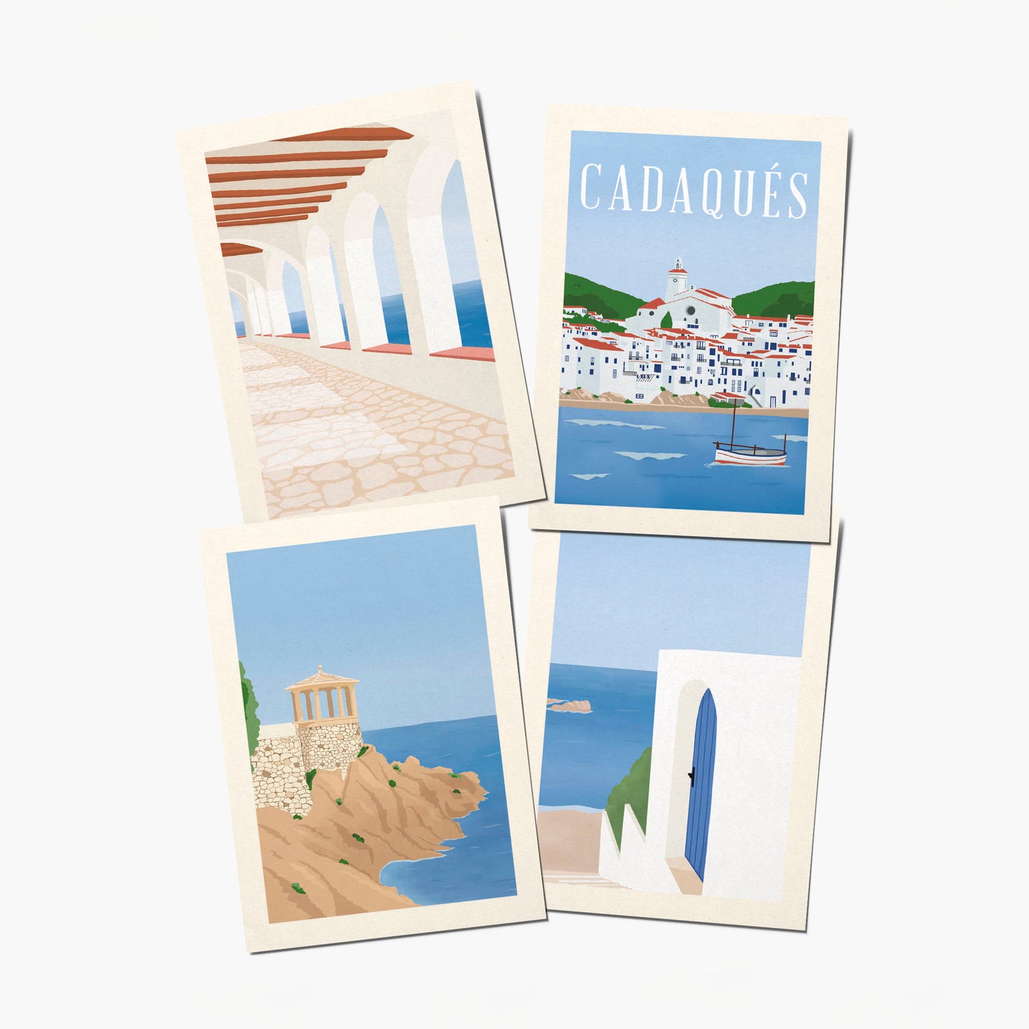 Pack de quatre postals Costa Brava - Empordà Mix&Match
