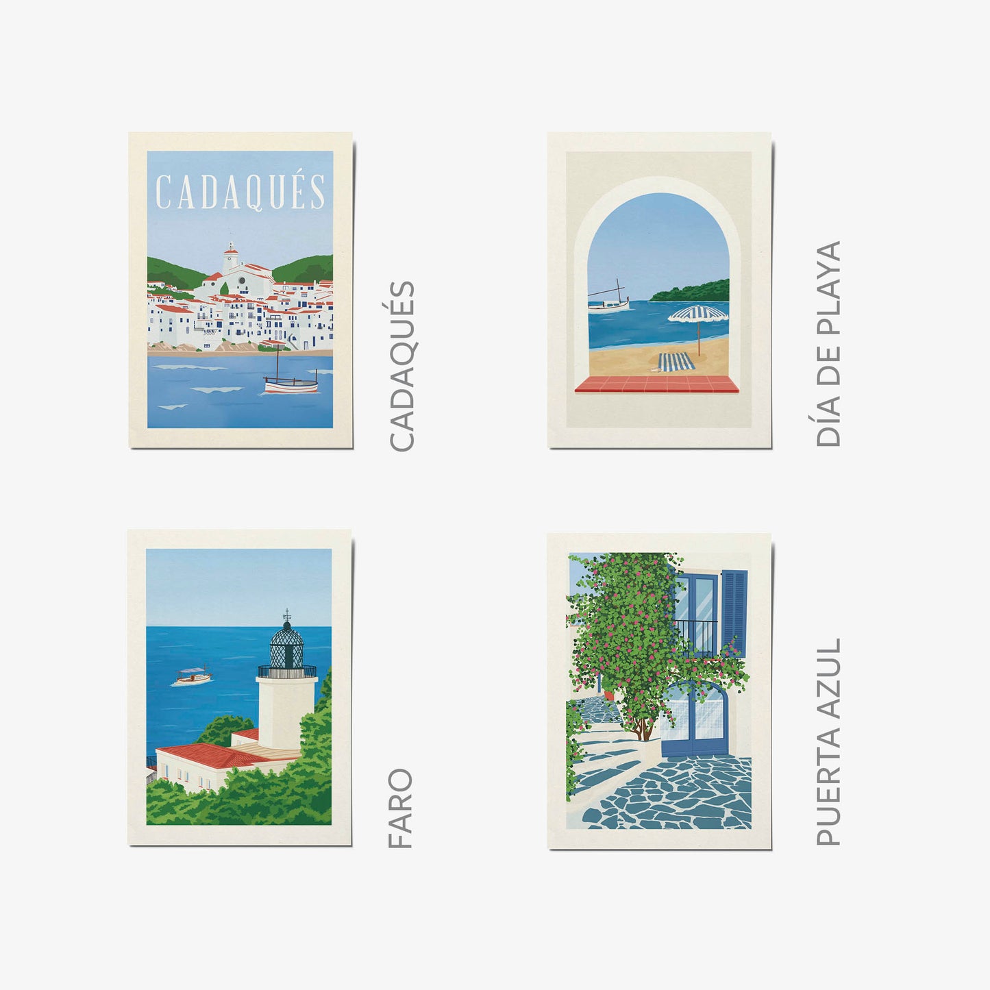 Pack de quatre postals Costa Brava - Empordà Mix&Match