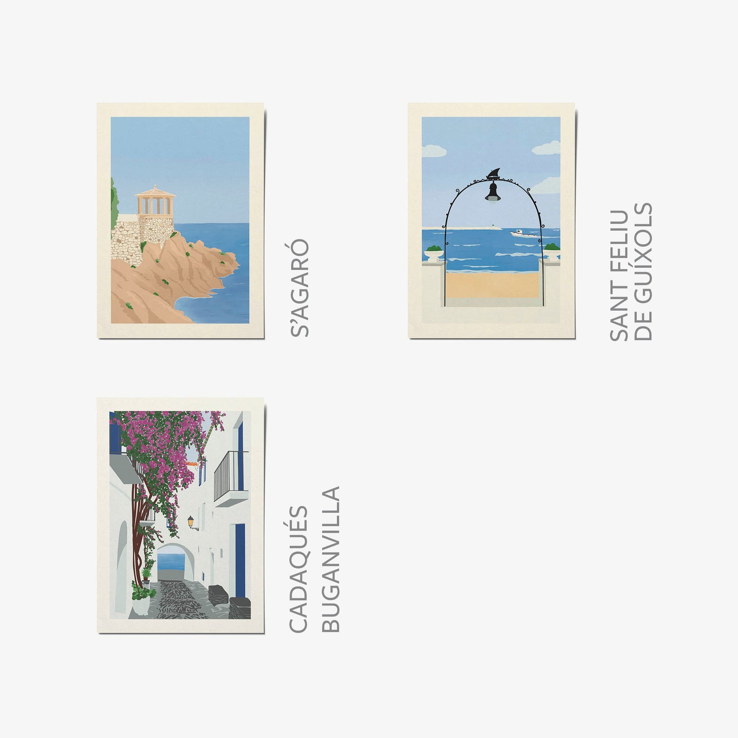 Pack de quatre postals Costa Brava - Empordà Mix&Match