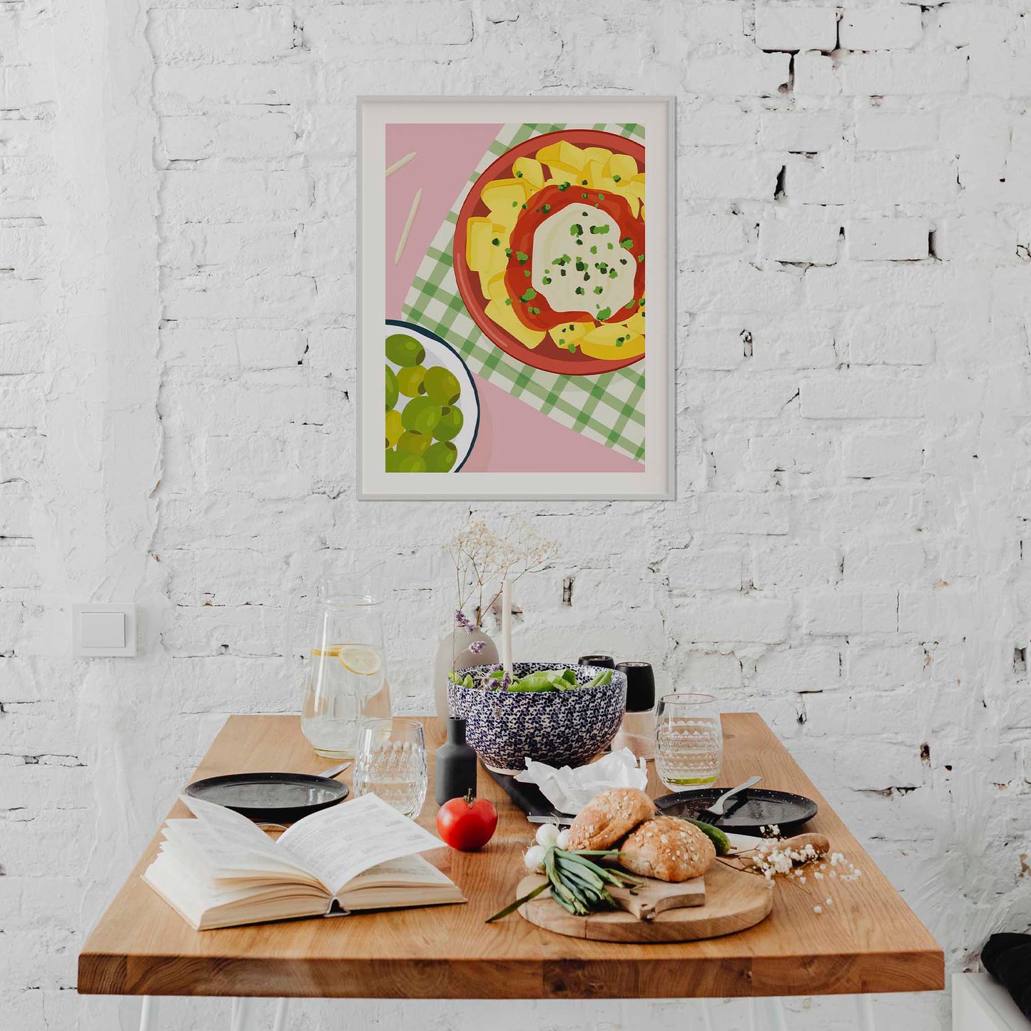 Tapa de patatas bravas