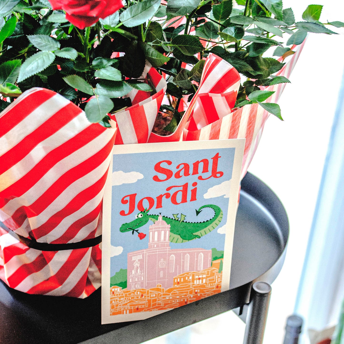 Pack de cuatro postales Sant Jordi