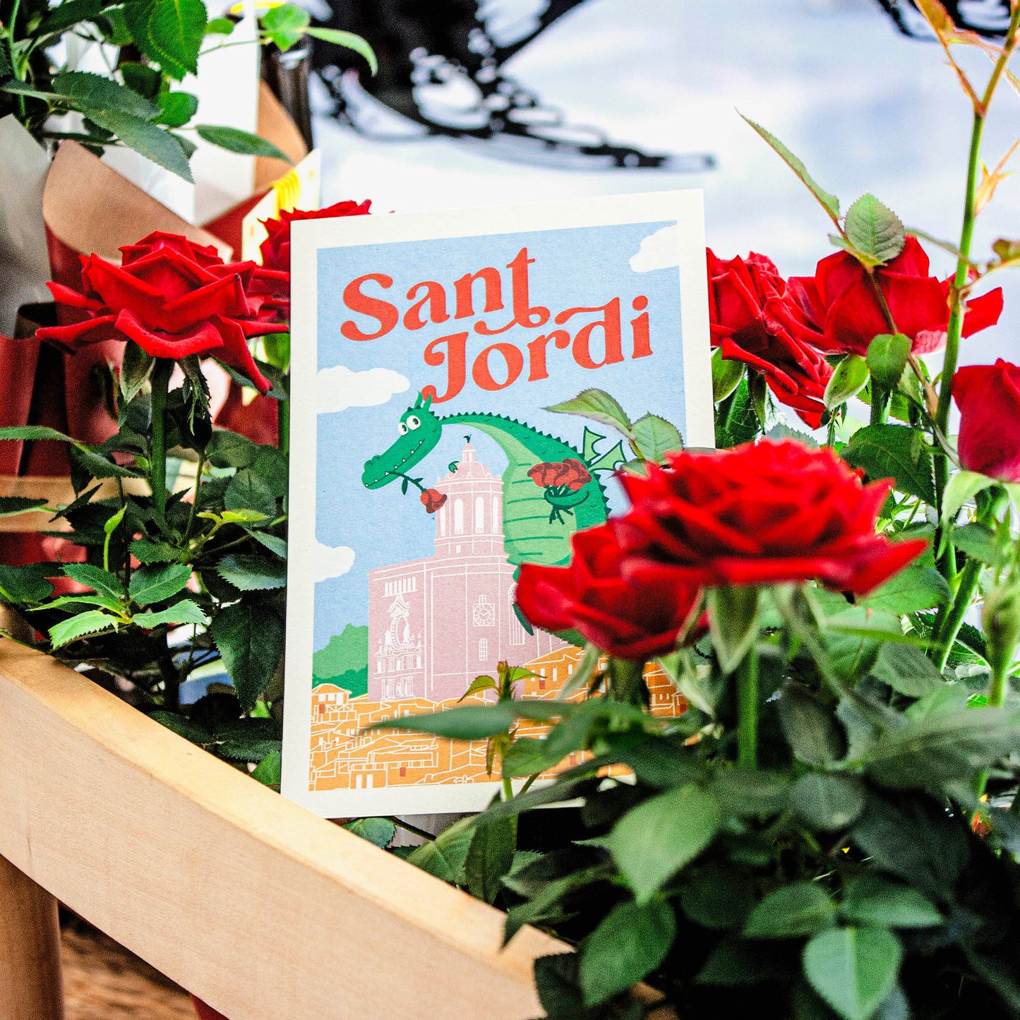 Pack de cuatro postales Sant Jordi