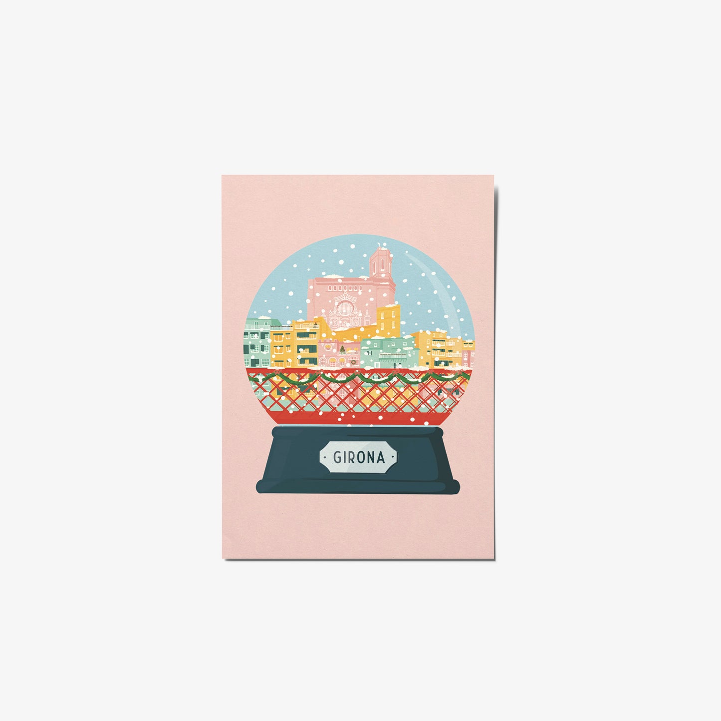 Pack de tres postales variadas Navidad en Girona