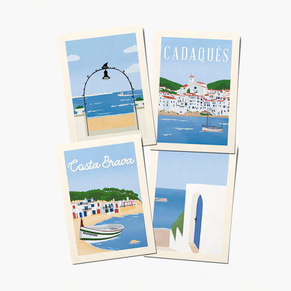 Costa Brava postcard pack