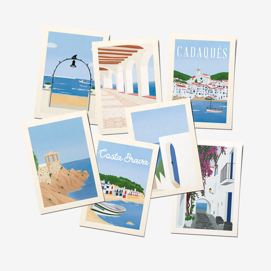 Costa Brava postcard pack