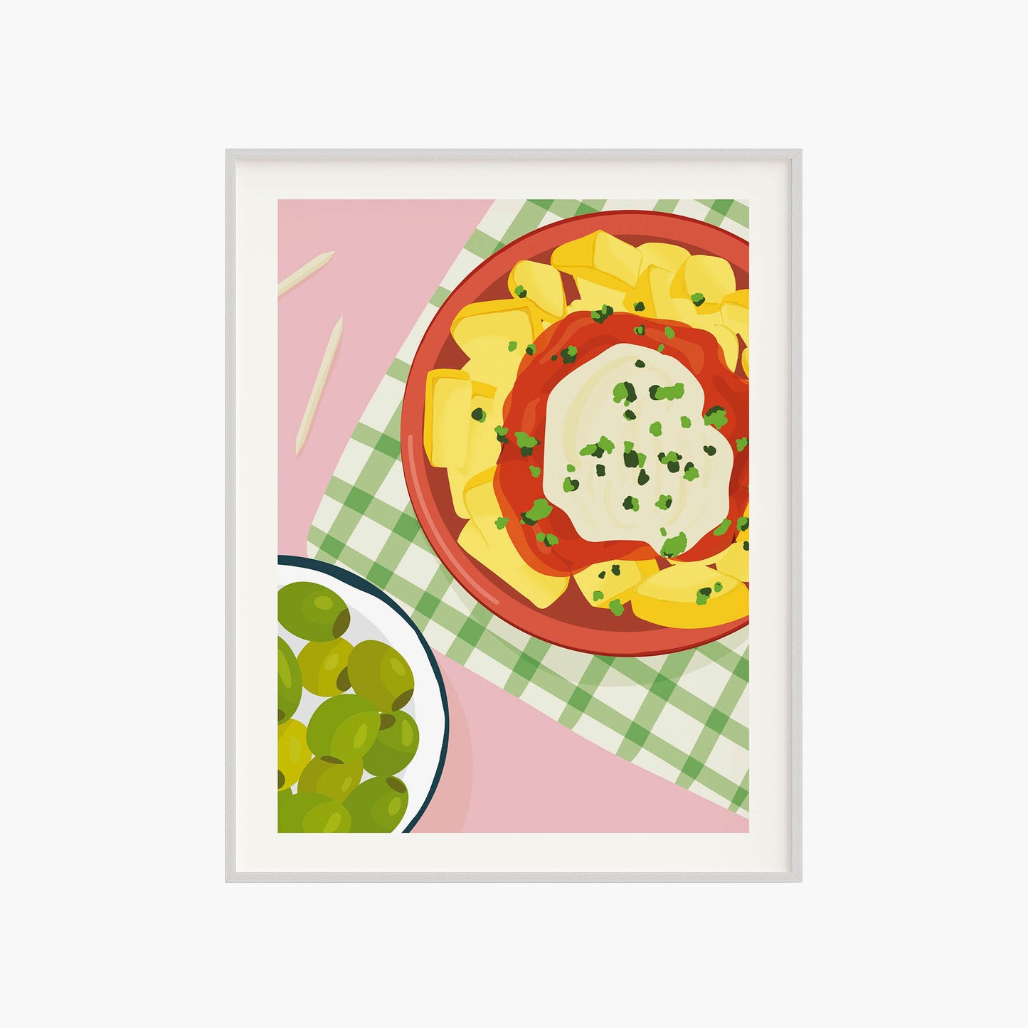 Tapas of patatas bravas