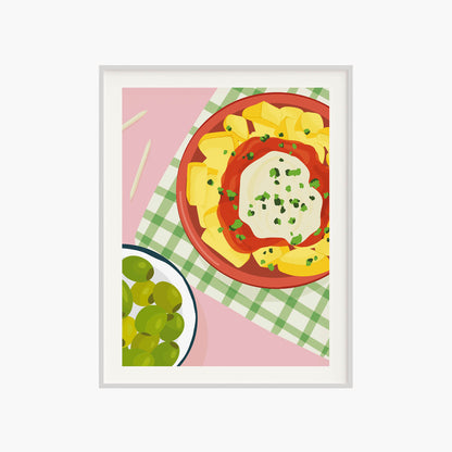 Tapas of patatas bravas