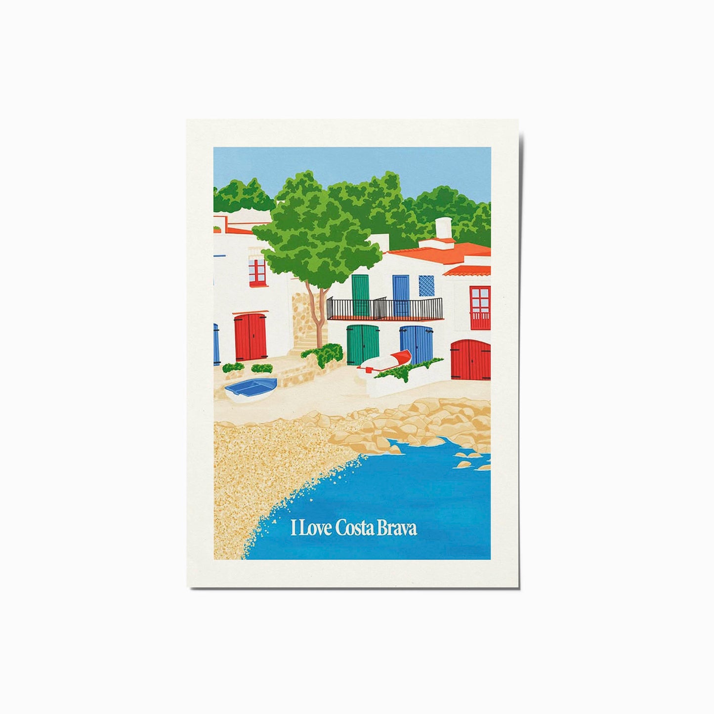 Pack de sis postals BarceDesign x I Love Costa Brava