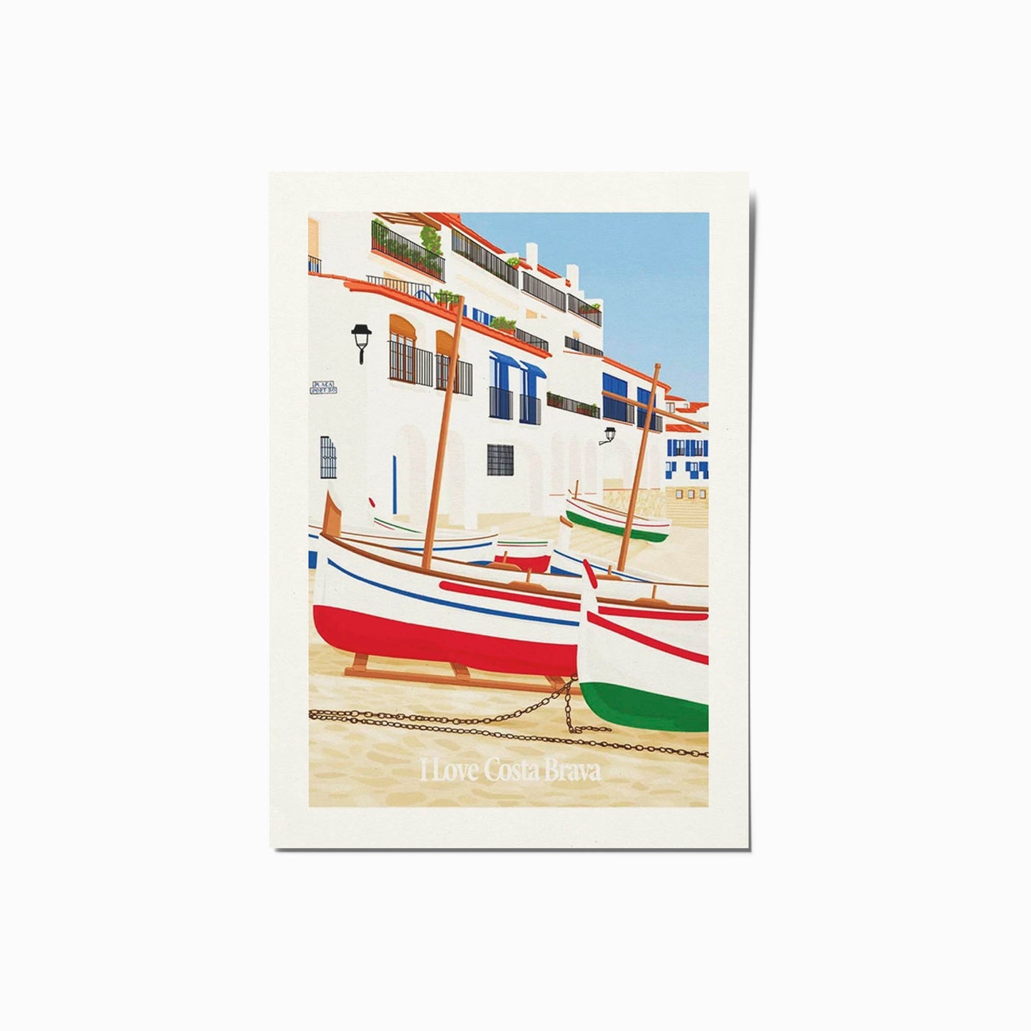 Pack de sis postals BarceDesign x I Love Costa Brava