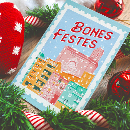 Postals Girona "Bones Festes"