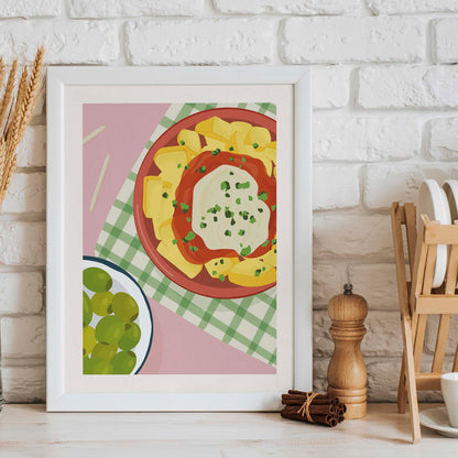 Tapas of patatas bravas