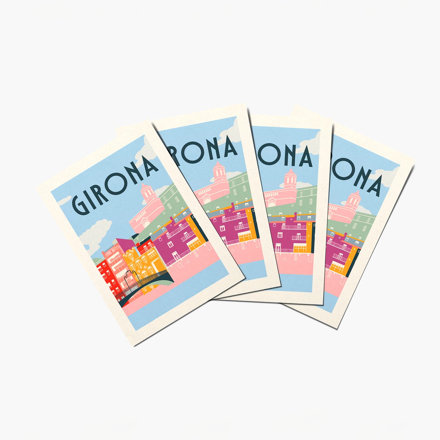 Girona postcard collection